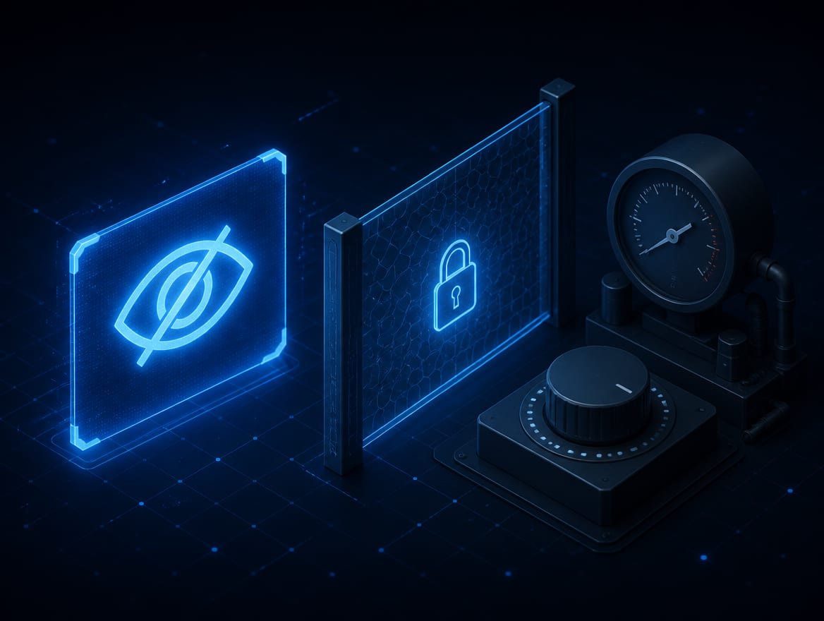 A read-only AI tool with tightly scoped permissions kept well away from control-system setpoints.