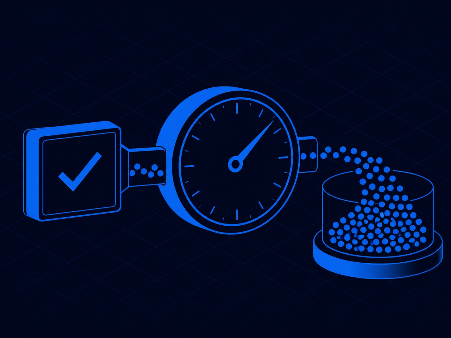 A meter that keeps ticking after the build is finished, showing platform tasks and model tokens accumulating month after month.