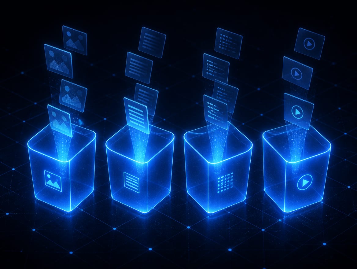 Four labeled piles sorting reputation problems into false content, outdated but true, honest feedback, and missing context.