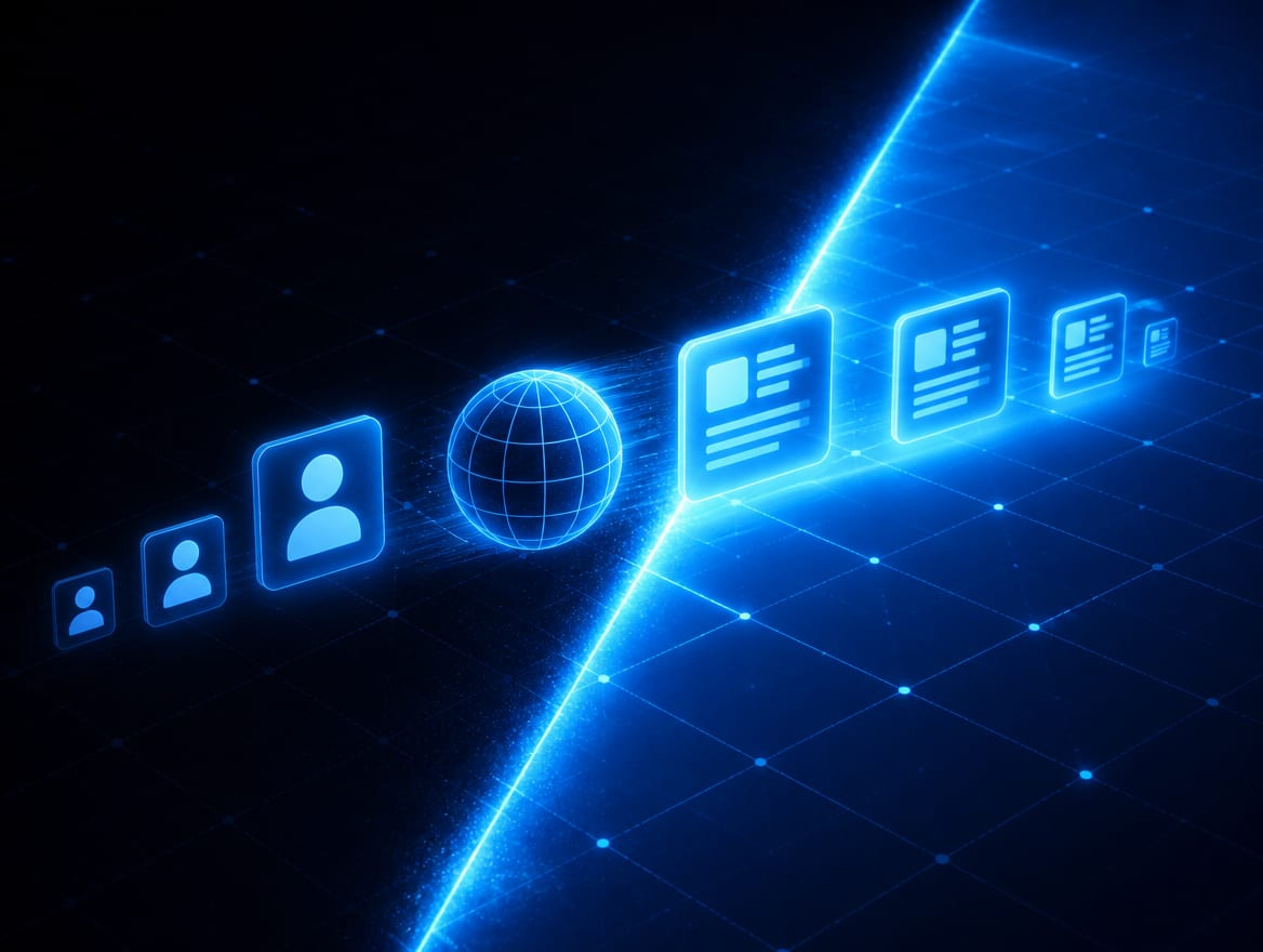 A set of website accounts, content, and a domain passing cleanly to the business owner, whatever the platform underneath.