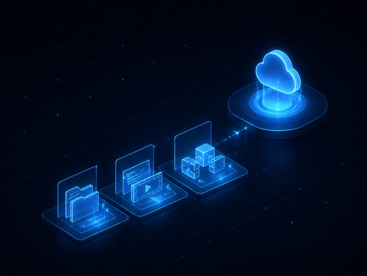 A platform choice being made only after the work, the editing needs, and the integrations are laid out first.