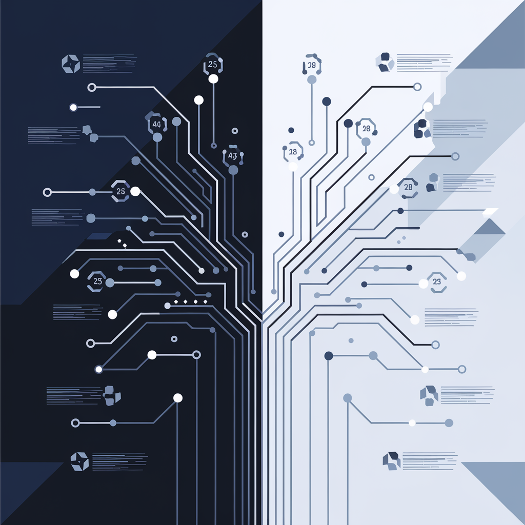 Interactive decision tree visualization demonstrating AI-powered machine learning integration capabilities