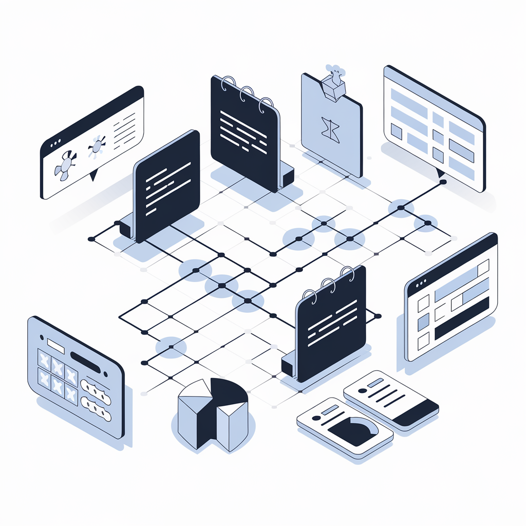 Strategic content planning calendar showing editorial workflow and content organization