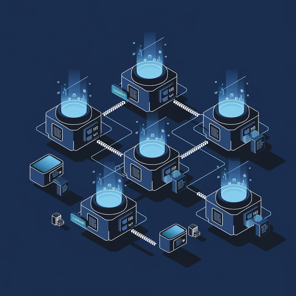 Digital asset library system showing organized content management structure