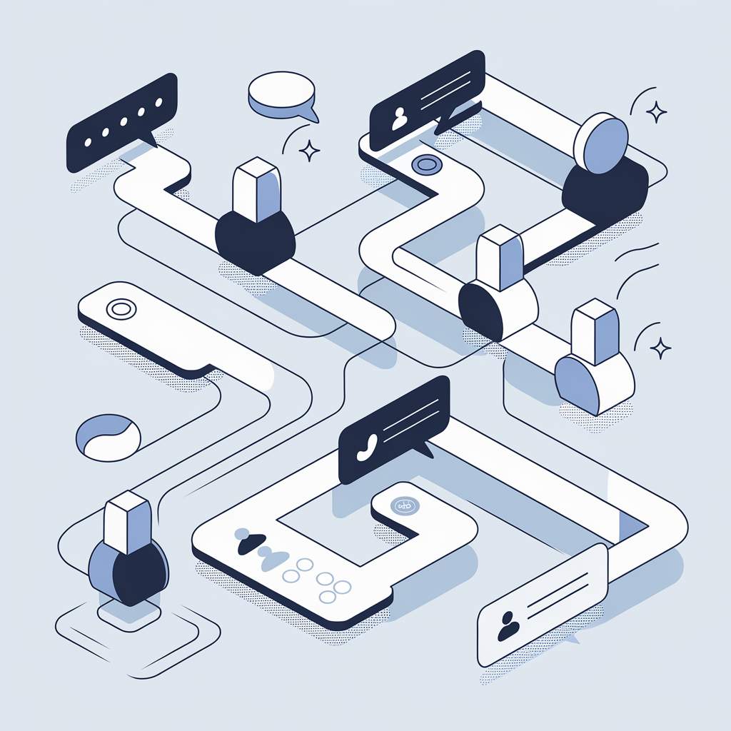 Vector illustration of social community interactions and engagement metrics