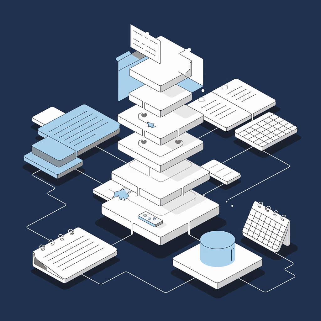 Content hierarchy diagram illustrating effective information architecture