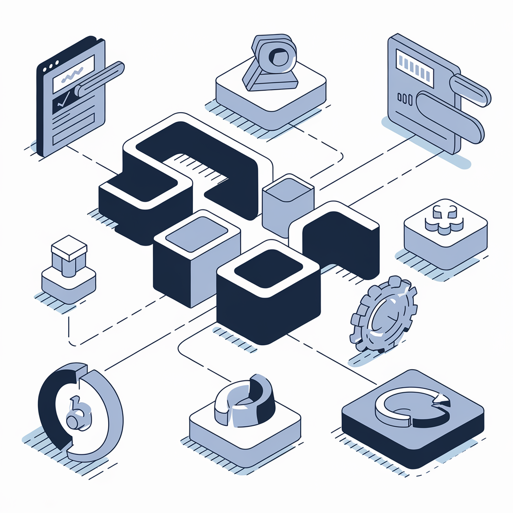 Search engine optimization illustration showing ranking factors