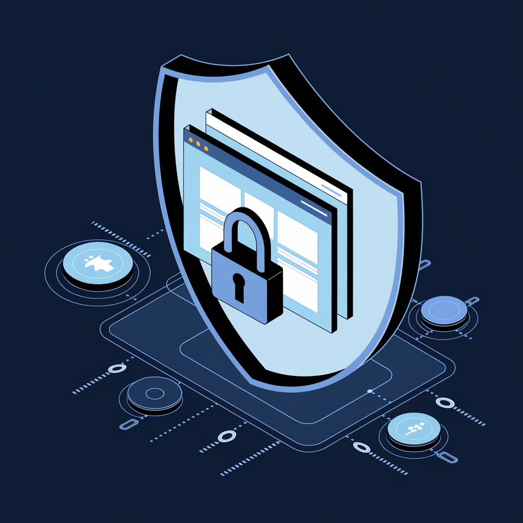 Security shield visualization representing Web Leveling's comprehensive managed hosting protection