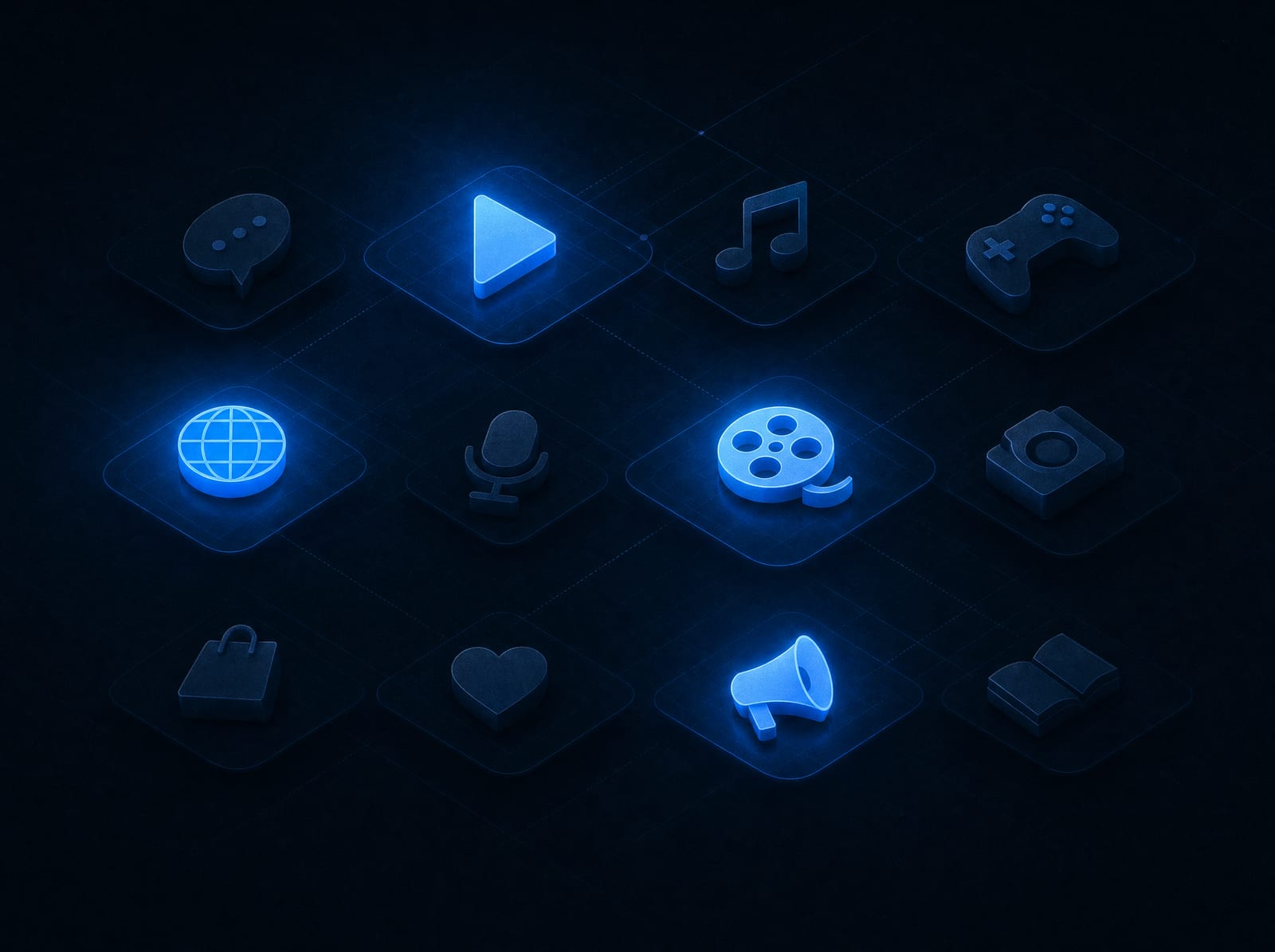 A few channels chosen on purpose, the rest set aside without guilt.