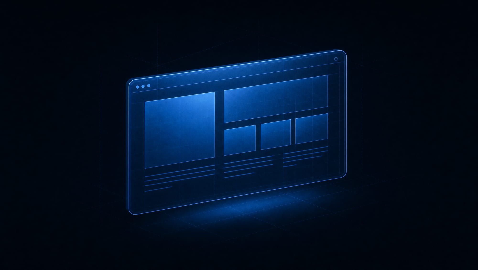 A finished build, glowing in the browser where it lives.