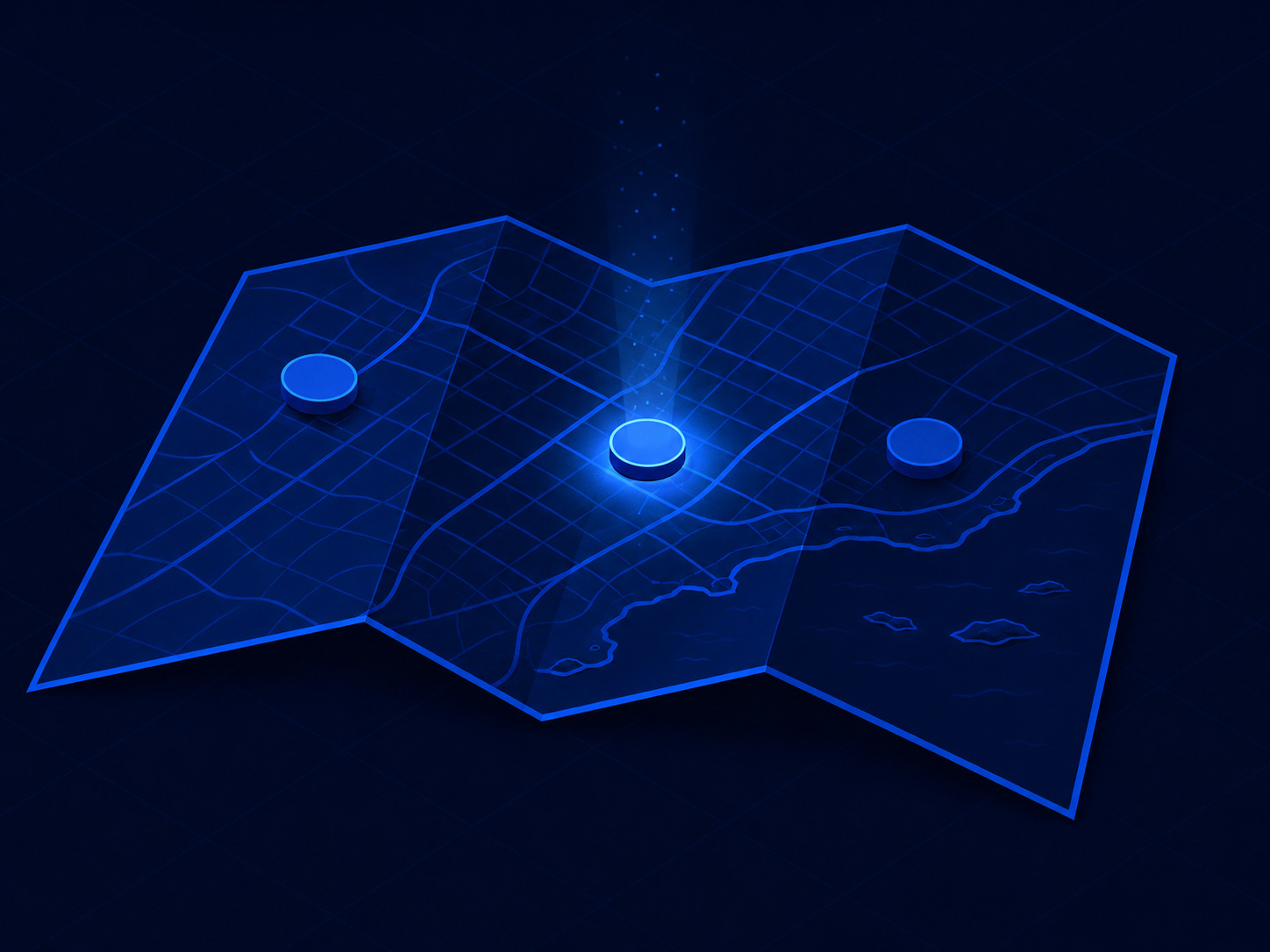 The local map pack for a Darien search, drawn as the visitor sees it: three businesses, one decision.