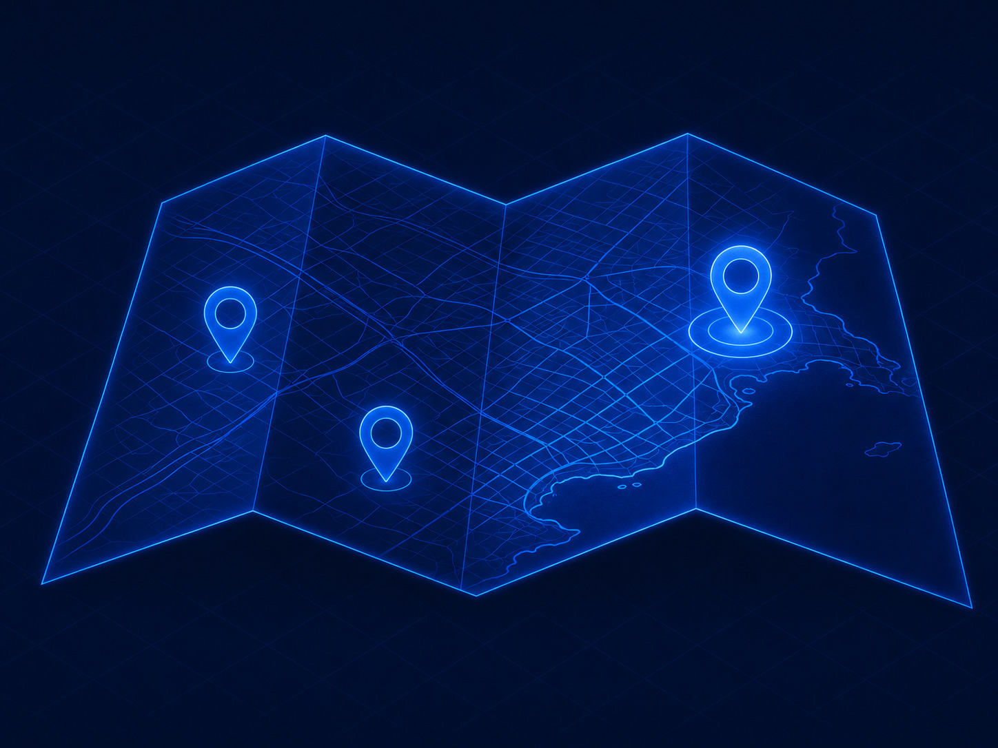 The local map pack for a Fairfield search, drawn as the visitor sees it: three businesses, one decision.
