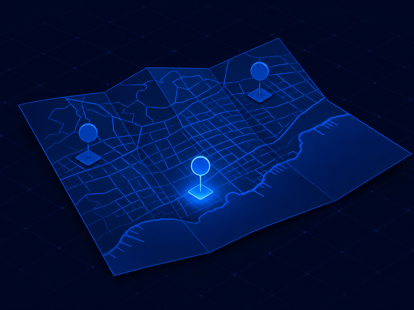 The local map pack for a Greenwich search, drawn as the visitor sees it: three businesses, one decision.