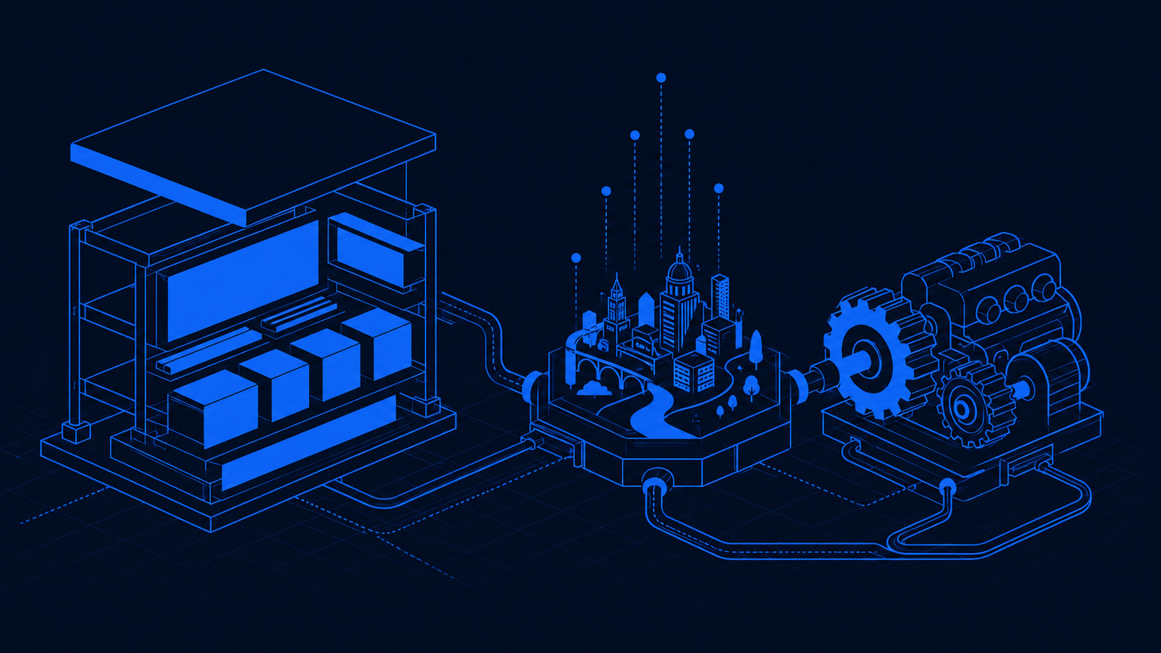 A custom Hartford site and the local search work behind it, drawn as one machine rather than two.