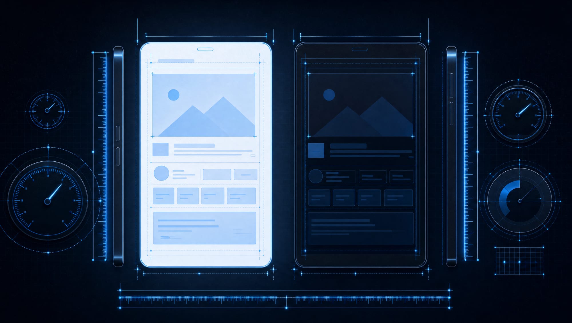 Design QA on a Texas build: speed, mobile widths, and rendered HTML checked by number.