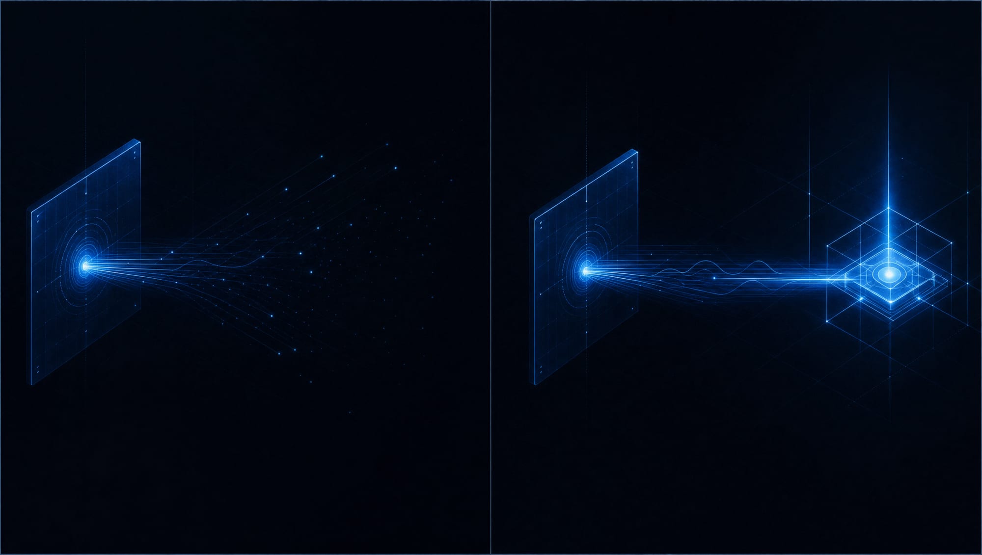 A feed shouting into an empty room versus a feed that reaches one real person.