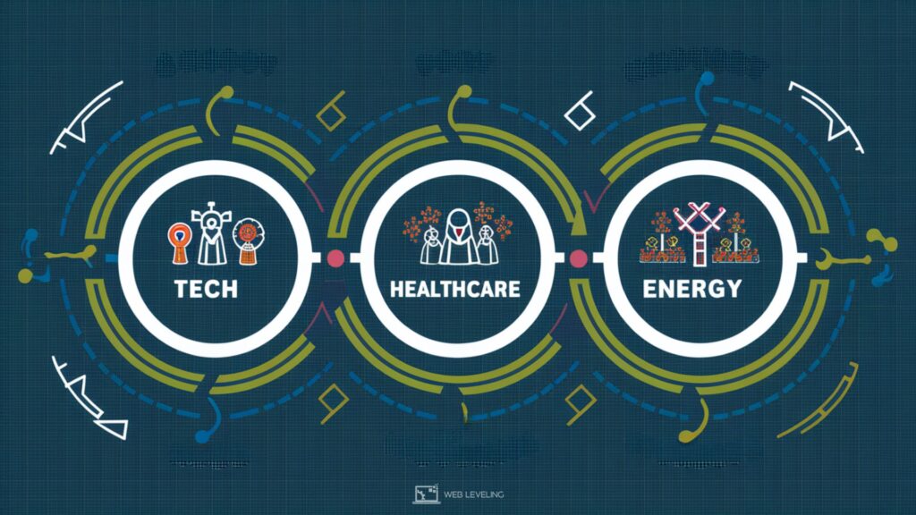 Vector illustration of Fort Bend County's three innovation centers